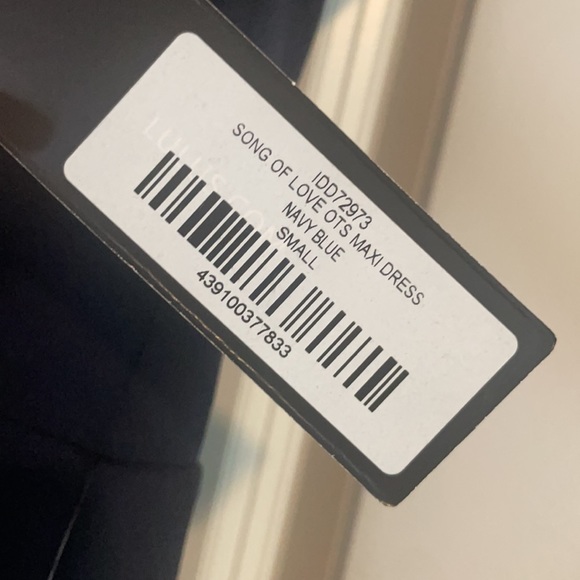 Lulus Song of love off the shoulder Maxi dress NWT - Picture 6 of 9